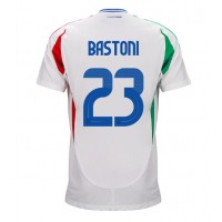 Maglie da calcio Italia Alessandro Bastoni #23 Seconda Maglia Europei 2024 Manica Corta